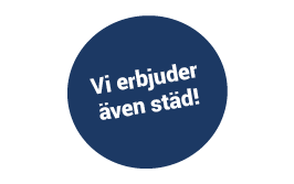Vi erbjuder även städ